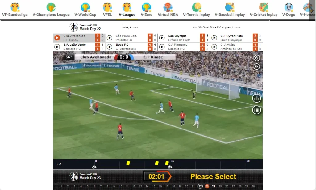 FEZ bet Virtueller Sport